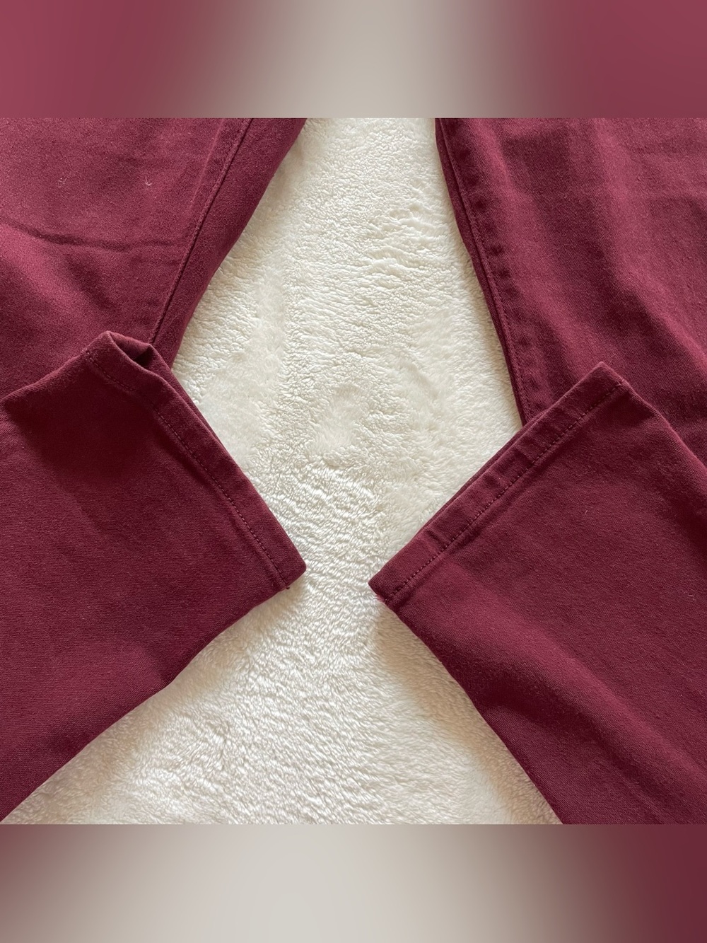Michael Kors Maroon Slacks size 8 - Picture 13 of 13